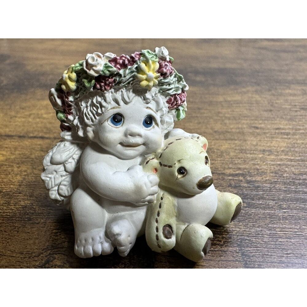 DREAMSICLES COLLECTABLE CHERUB ANGEL TEDDY BEAR PLAYMATES DC020 1996